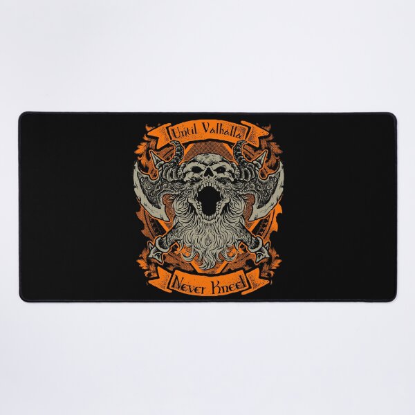 Item preview,  Until Valhalla - Never Kneel - Viking Roar designed and sold by Georgy09.