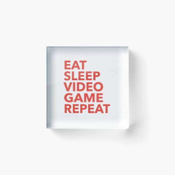 Item preview, Eat Sleep Video Game Repeat designed and sold by AnveeBubbles.