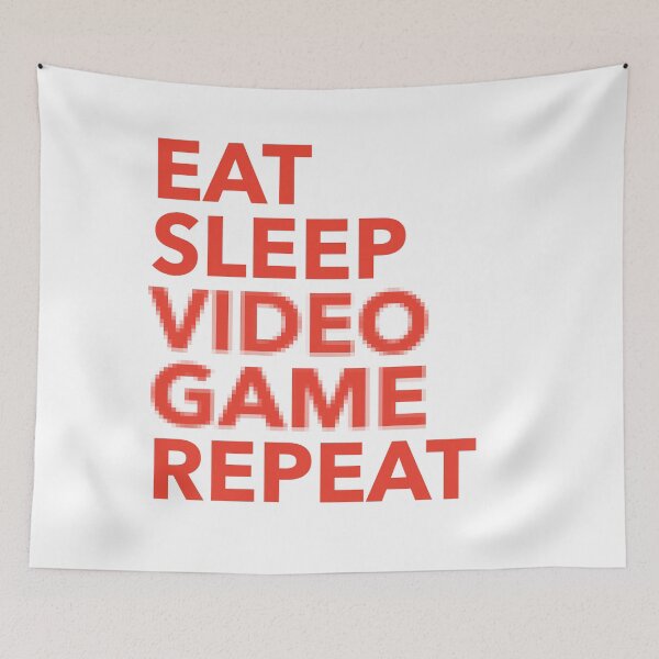 Item preview, Eat Sleep Video Game Repeat designed and sold by AnveeBubbles.