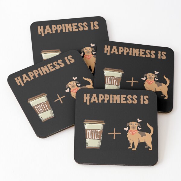 Item preview, Happiness is Coffee and My Dog designed and sold by GypsyGarou.