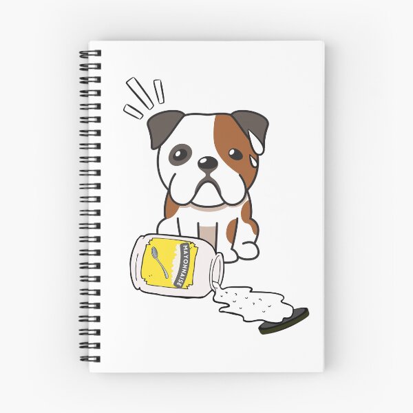 Item preview, Cute Bulldog Spilled Mayonnaise Jar designed and sold by Pet Station.