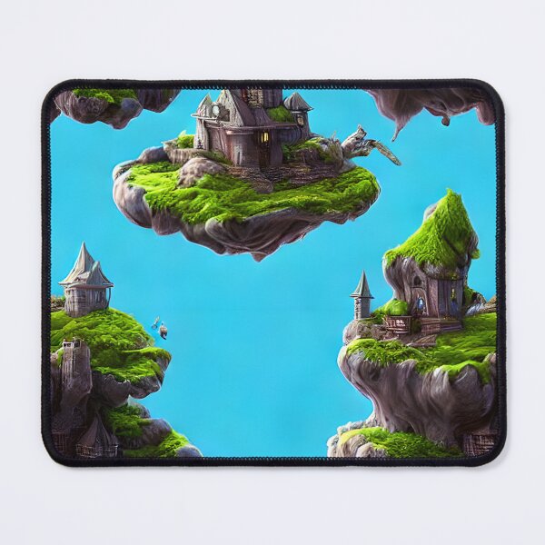 Item preview, The Kingdom In The Floating Islands - Seamless Pattern designed and sold by Chubuter.