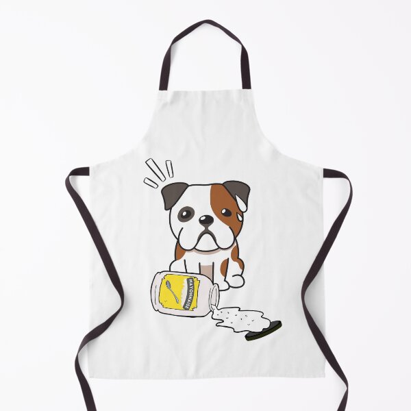 Item preview, Cute Bulldog Spilled Mayonnaise Jar designed and sold by Pet Station.