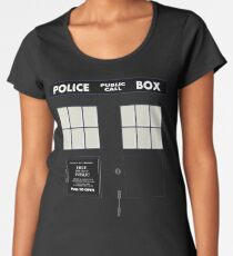 New Tardis Door Women's Premium T-Shirt