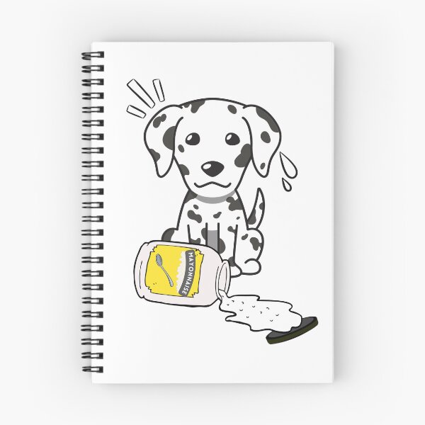 Item preview, Cute Dalmatian Spilled Mayonnaise Jar designed and sold by Pet Station.