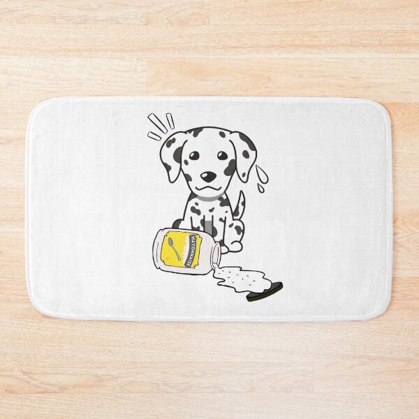 Item preview, Cute Dalmatian Spilled Mayonnaise Jar designed and sold by Pet Station.