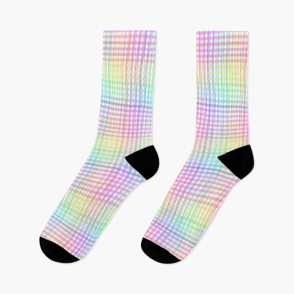 Item preview, Cute Pastel Rainbow Plaid designed and sold by tabbygun.
