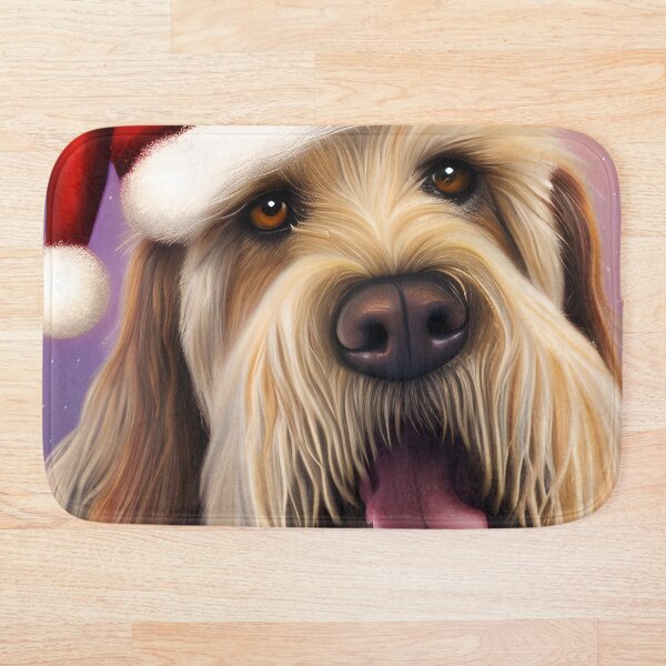 Item preview, Christmas Otterhound Wearing A Santa Hat designed and sold by ZenEverAI.