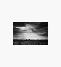 Storm rolling through the Desert Art Board