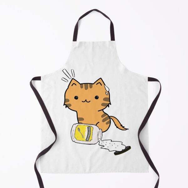 Item preview, Cute Orange Cat Spilled Mayonnaise jar designed and sold by Pet Station.
