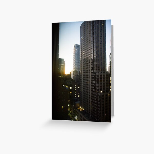Manhattan Morning Greeting Card
