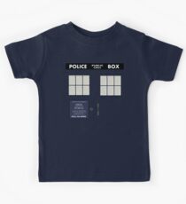 Classic Tardis Door Kids Tee