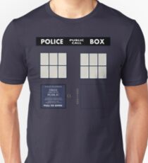 Classic Tardis Door Unisex T-Shirt