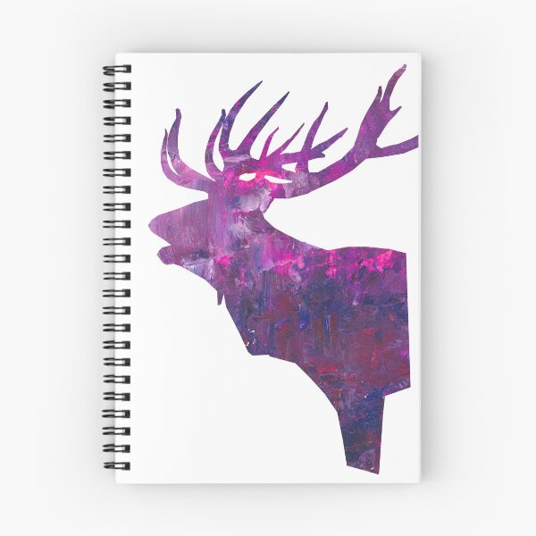 Item preview, Purple deer with antlers designed and sold by artshop77.