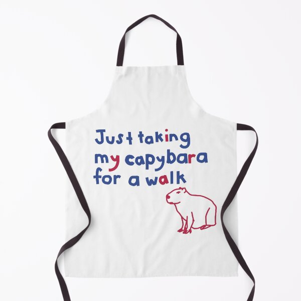 Item preview, Just Taking My Capybara For a Walk Funny Quote designed and sold by ellenhenry.