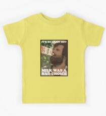 Camiseta para niños Ron Burgundy - ¡La leche fue una mala elección!