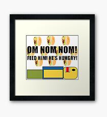 Roblox Feed the Noob Framed Print