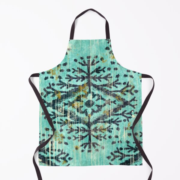 Item preview, white blue turquise design symmetrical pattern traditional  designed and sold by Vkhandekar.