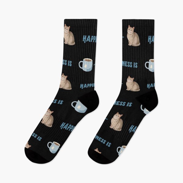 Item preview, Happiness is Tea and my Cat designed and sold by GypsyGarou.