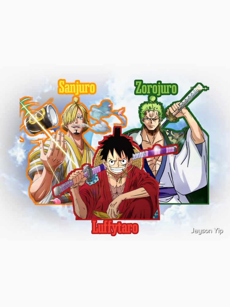 One Piece anime Wall Art Monster Trio official merch