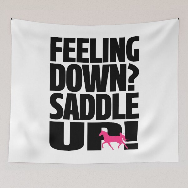 Item preview, Saddle Up Riding Quote designed and sold by quarantine81.