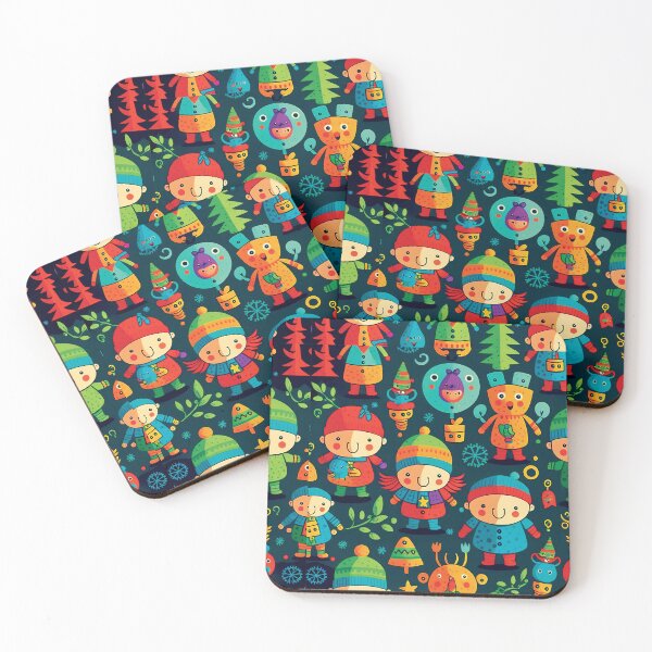Item preview, Kids wallpaper Christmas pattern #22 designed and sold by FunArt4You.