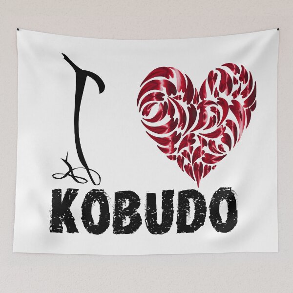 Item preview, Kobudo T Shirt Design I Love Kobudo designed and sold by MartialArtsNerd.
