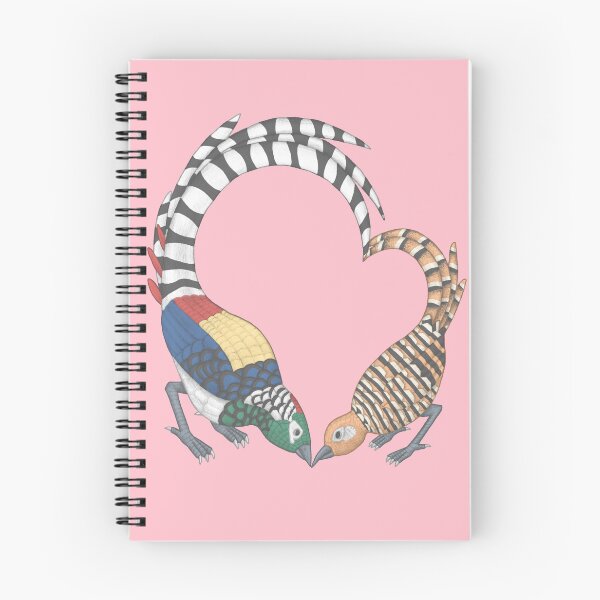 Item preview, Feather Heart - Lady Amherst Pheasant designed and sold by Spunwheel.