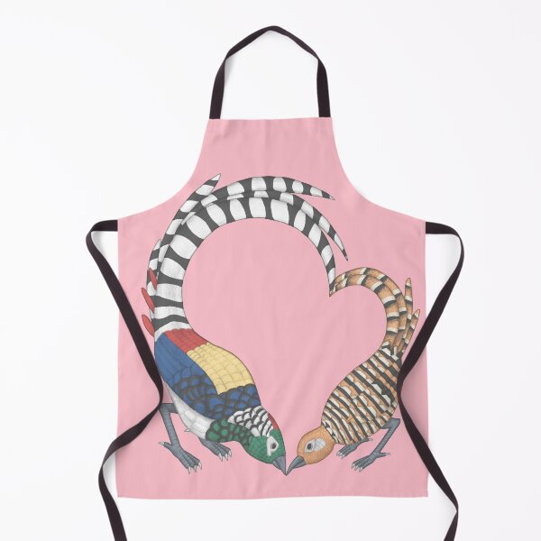 Item preview, Feather Heart - Lady Amherst Pheasant designed and sold by Spunwheel.