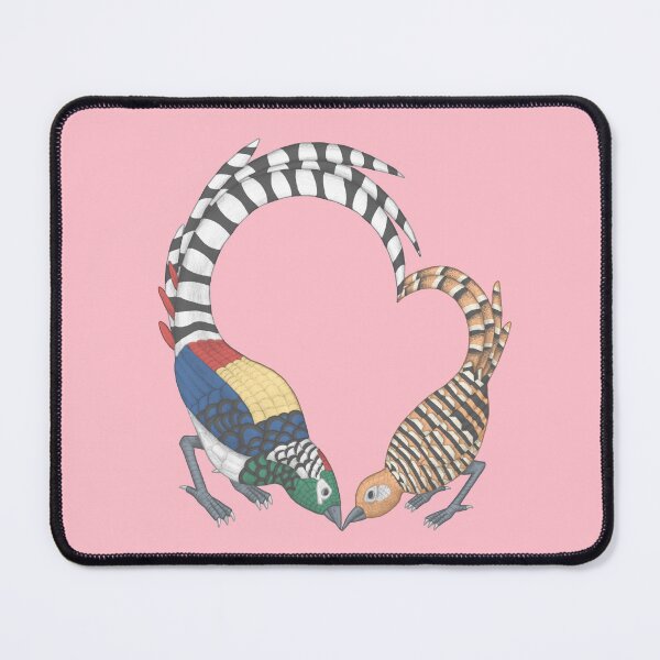 Item preview, Feather Heart - Lady Amherst Pheasant designed and sold by Spunwheel.