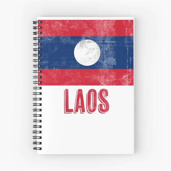 Item preview, Flag of Laos "Grunge" look. designed and sold by KTSubz Faith & Fun Designs.