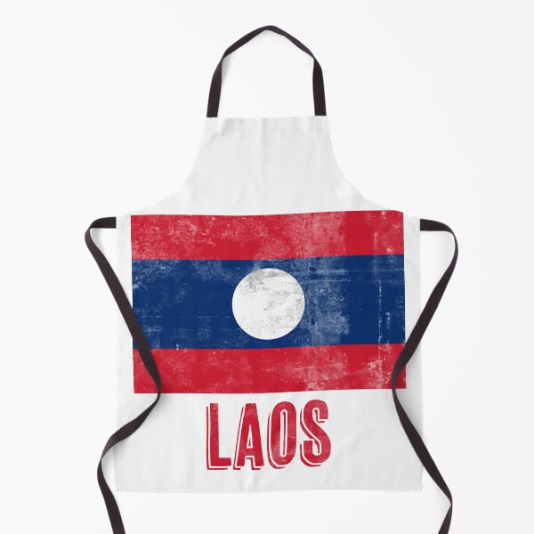 Item preview, Flag of Laos "Grunge" look. designed and sold by KTSubz Faith & Fun Designs.