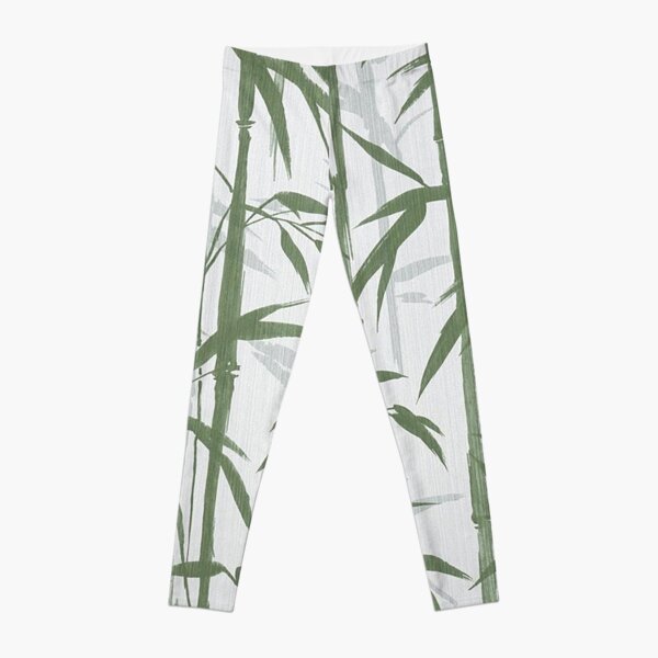 Bamboo Texture Pattern Leggings