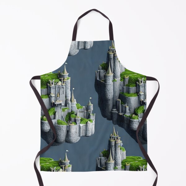 Item preview, The Kingdom In The Floating Islands 2 - Seamless Pattern designed and sold by Chubuter.