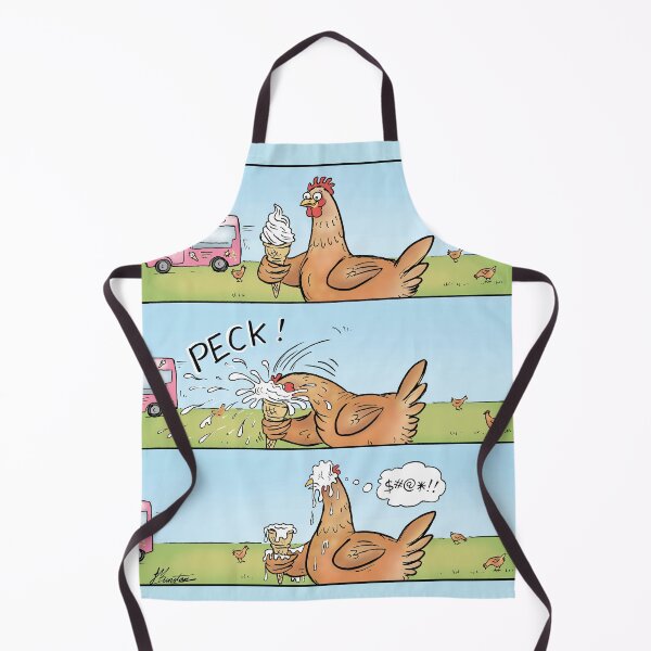 Item preview, Chook Enjoying Ice Cream. designed and sold by Jed Dunstan.