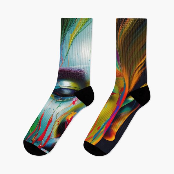 Artikelvorschau, Buntes Porträt entworfen und verkauft von REALDesign-Shop.