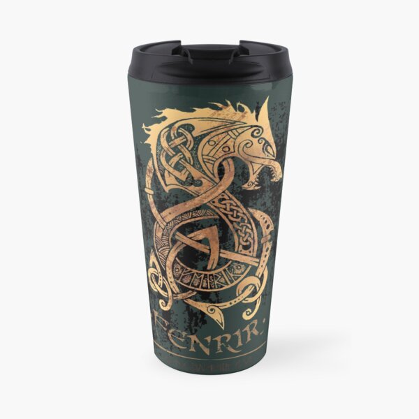 Fenrir: The Nordic Monster Wolf Travel Mug
