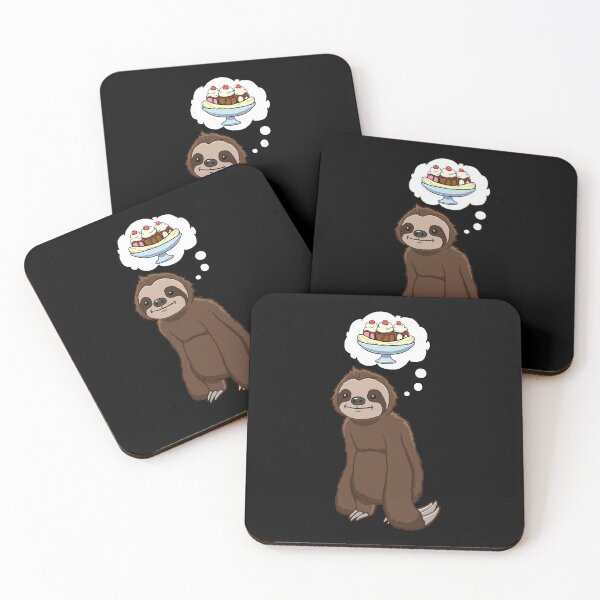 Item preview, Sloth thinking about eating a Banana Split designed and sold by jonmlam.
