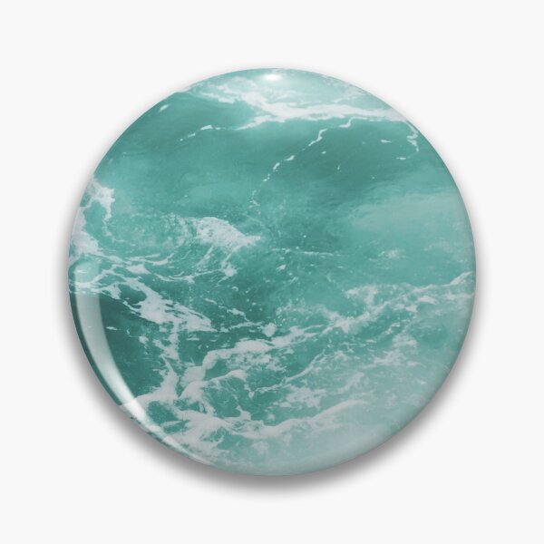Item preview, waves thrashing white blue print designed and sold by Vkhandekar.