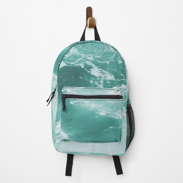 Item preview, waves thrashing white blue print designed and sold by Vkhandekar.