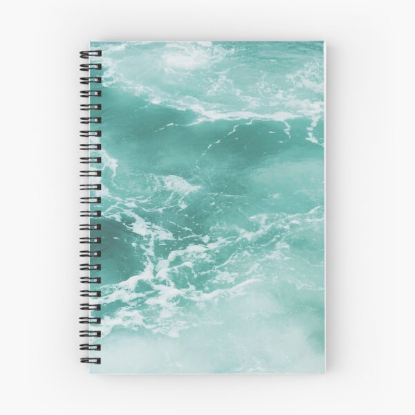 Item preview, waves thrashing white blue print designed and sold by Vkhandekar.