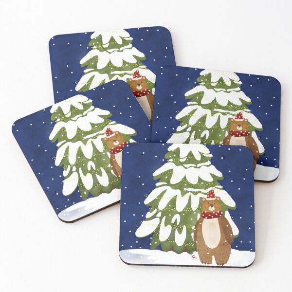 Item preview, Winter Bear with christmas tree designed and sold by Nga Vu.