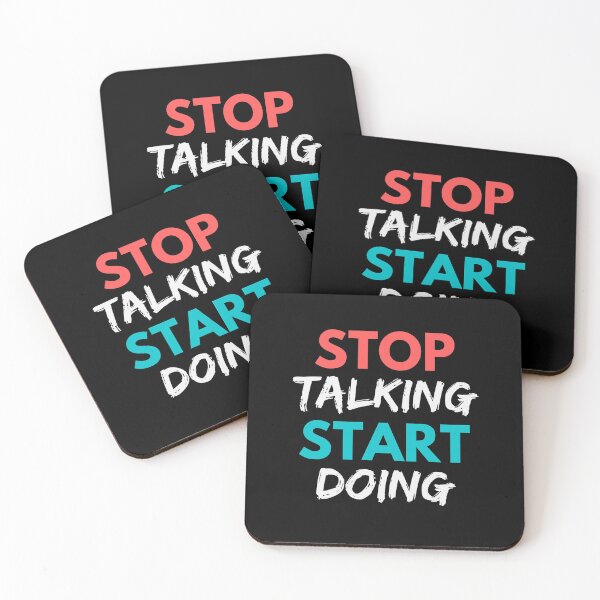 Item preview, Stop Talking Start Doing designed and sold by Joy Poddar.