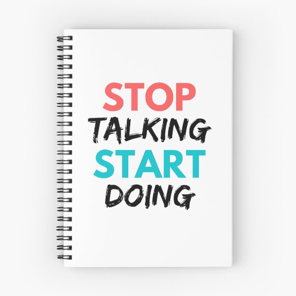 Item preview, Stop Talking Start Doing designed and sold by Joy Poddar.