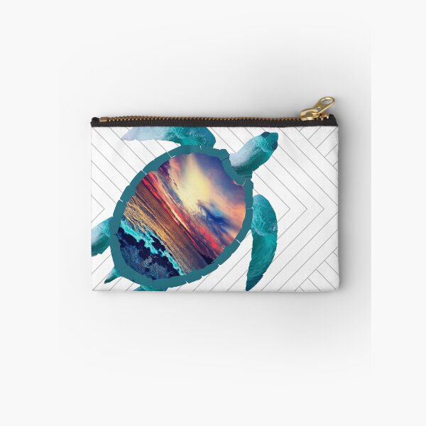 Item preview, Turtle Shape with Ocean Sunset Scene designed and sold by Chantockey.