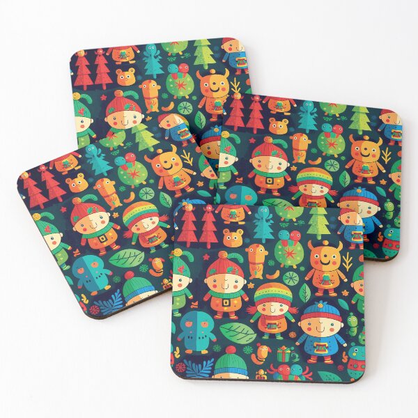 Item preview, Kids wallpaper Christmas pattern #24 designed and sold by FunArt4You.