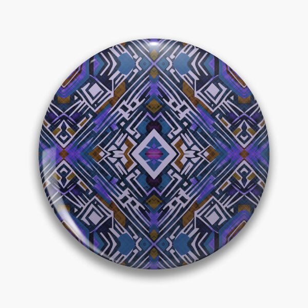 Item preview, Traditional Igorot-inspired tribal pattern. Ethnic Blue, black and brown designed and sold by IlustradoArts.