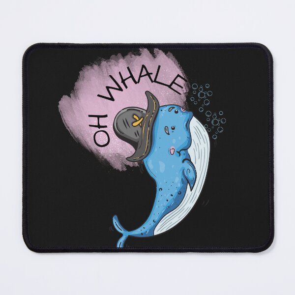 Artikelvorschau, Oh Lovely Whale Lustiges Sprichwort-Wortspiel von Oh Well- Ich liebe Wale entworfen und verkauft von LILY ROSE.