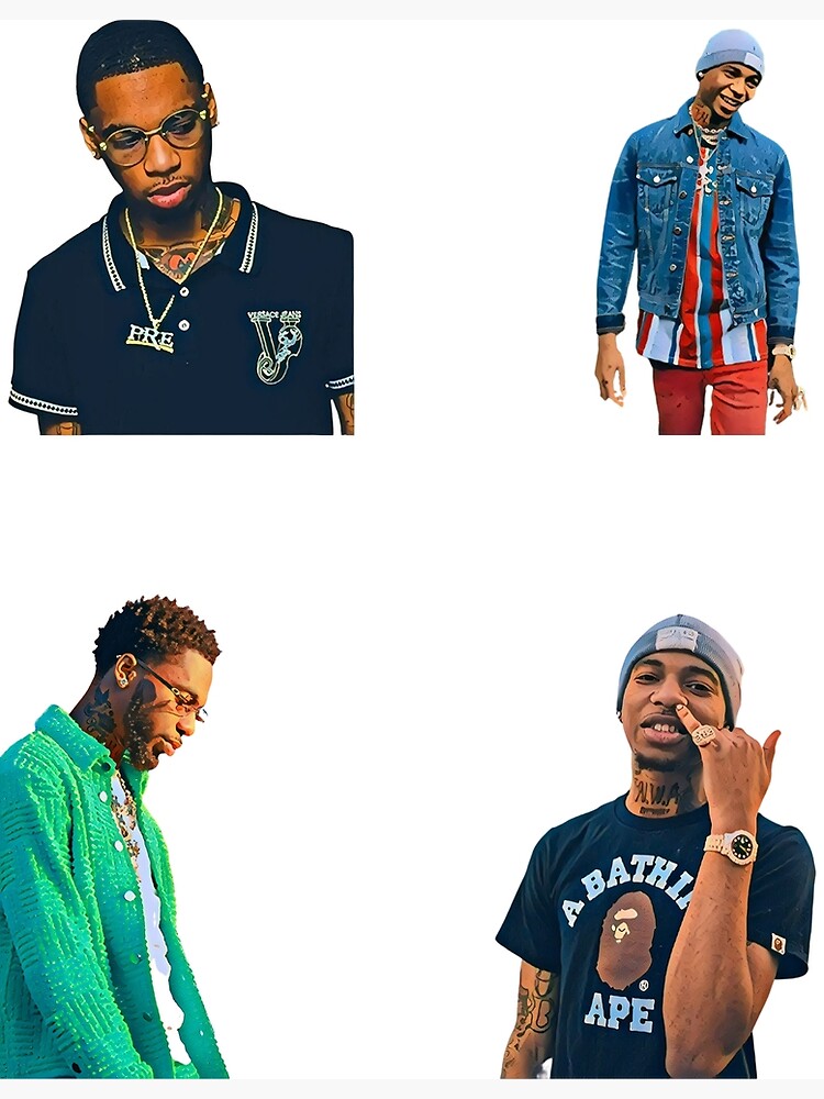 "Key Glock Sticker Pack " Poster for Sale by loyalistwhiz Redbubble