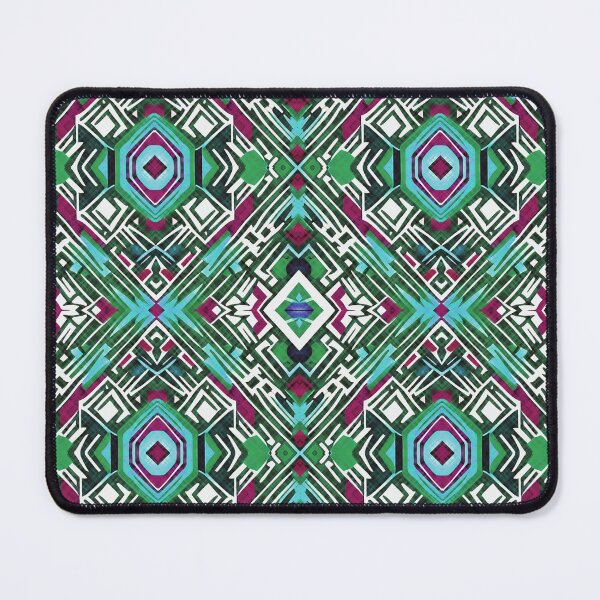 Item preview, Traditional Igorot-inspired tribal pattern. Ethnic Green, blue, black and maroon designed and sold by IlustradoArts.